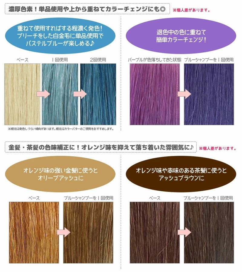 Qoo10] エンシェールズ (同色2本セット ) カラーシャンプー