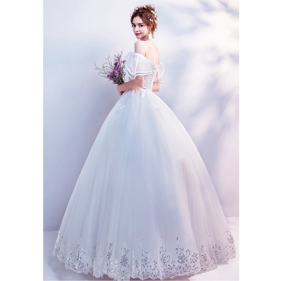 ウエディングドレス レディース 上品な プリンセスライン ベアトップ 花嫁ドレス オシャレ 発表会 ウエディングドレス レディース 上品な プリンセスライン ベアトップ 花嫁ドレス オシャレ 発表会