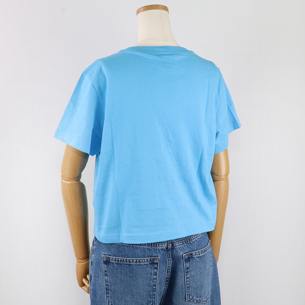 Tシャツ W CLASSIC LOGO CROP TEE SKY BLUE 半袖 レディース 韓国 ファッション アパレル クロップド丈