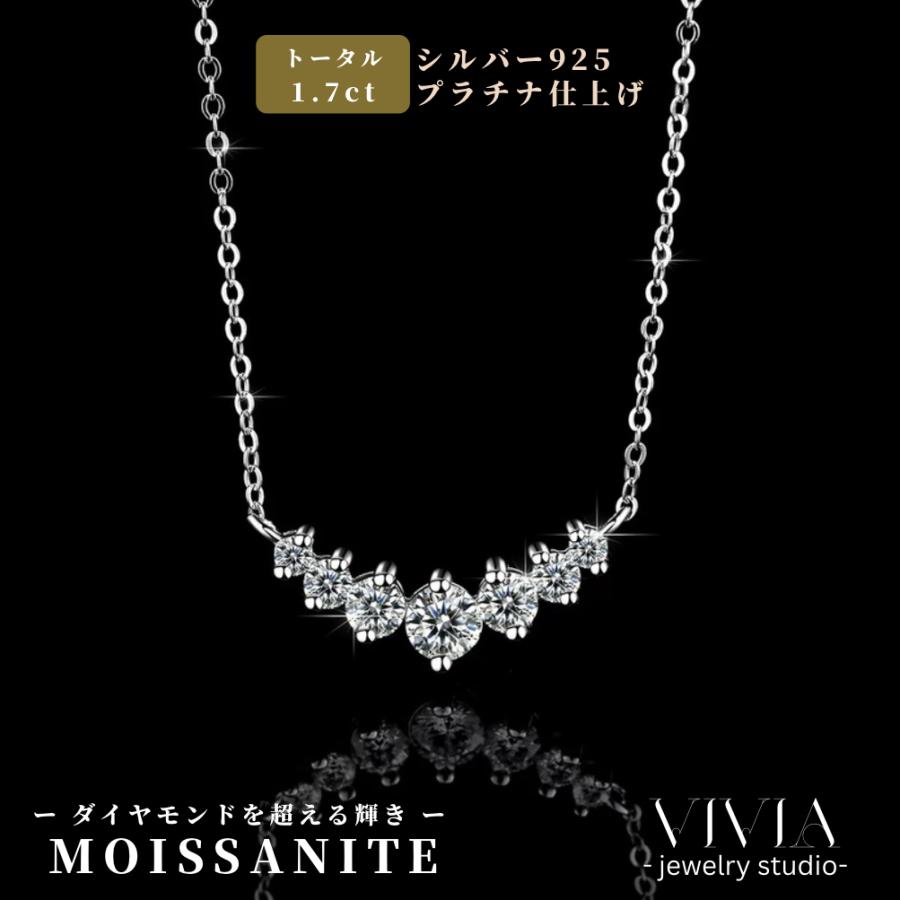 ネックレス モアサナイト レディース 大粒 プラチナ 仕上げ 1.7カラット相当 金属アレルギー対応 ノンアレルギー シルバー925 ホワイトデーお返し 母の日 ギフト ネックレス モアサナイト レディース 大粒 プラチナ 仕上げ 1.7カラット相当 金属アレルギー対応 ノンアレルギー シルバー925 ホワイトデーお返し 母の日 ギフト