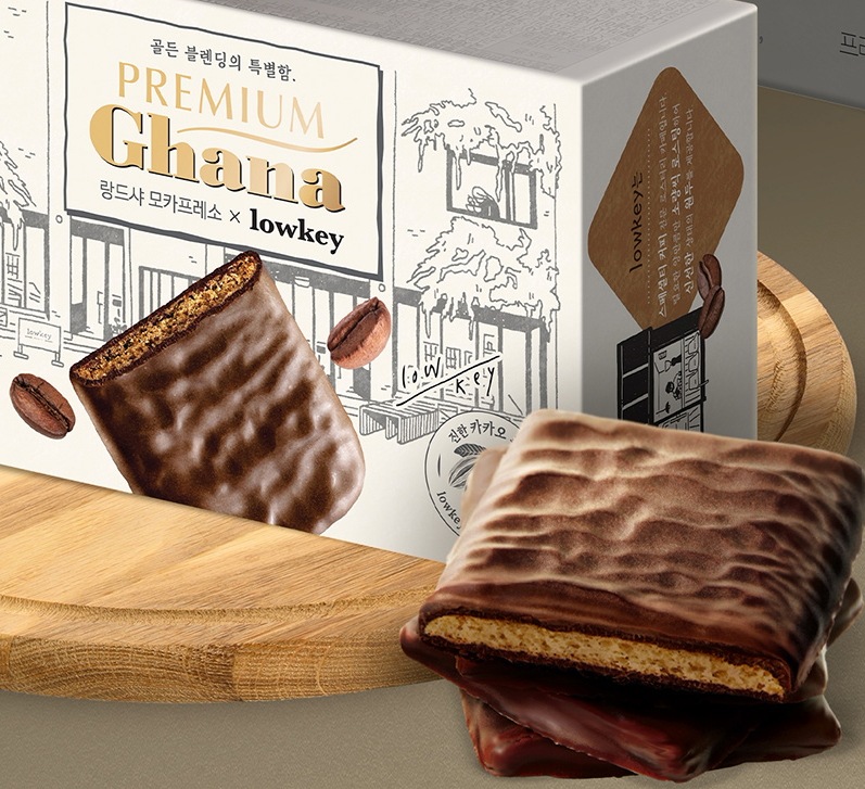 [4箱] プレミアム チョコレート クッキー カナランドシャ ショコラ (91g×2個)+モカプレッソ (91g×2個)