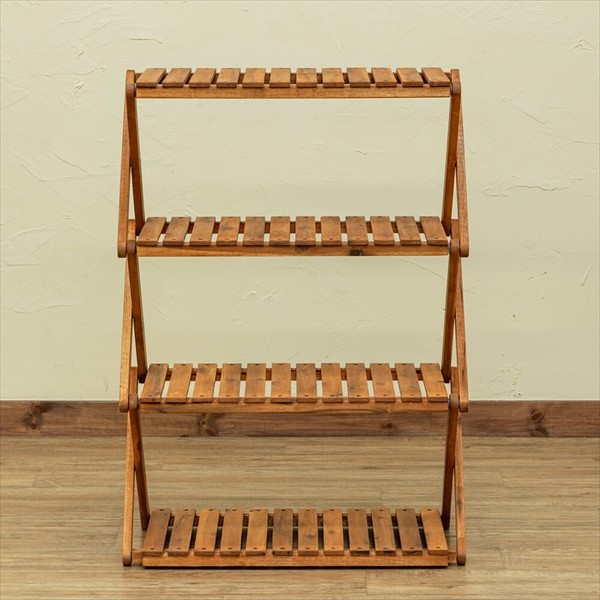 ラック 棚 折りたたみ ナチュラルモダン 木製 おしゃれ 折り畳み アカシア材オイルステイン塗装 すのこ棚 完成品 省スペース シンプル 4段 ラック 棚 折りたたみ ナチュラルモダン 木製 おしゃれ 折り畳み アカシア材オイルステイン塗装 すのこ棚 完成品 省スペース シンプル 4段