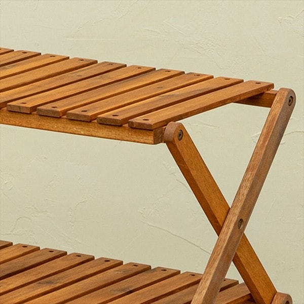 ラック 棚 折りたたみ ナチュラルモダン 木製 おしゃれ 折り畳み アカシア材オイルステイン塗装 すのこ棚 完成品 省スペース シンプル 4段 ラック 棚 折りたたみ ナチュラルモダン 木製 おしゃれ 折り畳み アカシア材オイルステイン塗装 すのこ棚 完成品 省スペース シンプル 4段