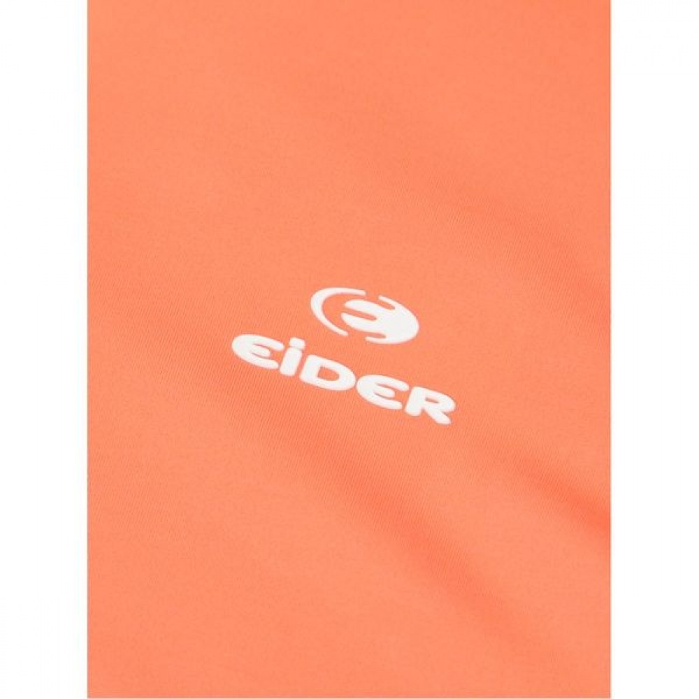 [アイダー] レディースフレアショートスリーブジップアップ Tシャツ_DWM22211RY