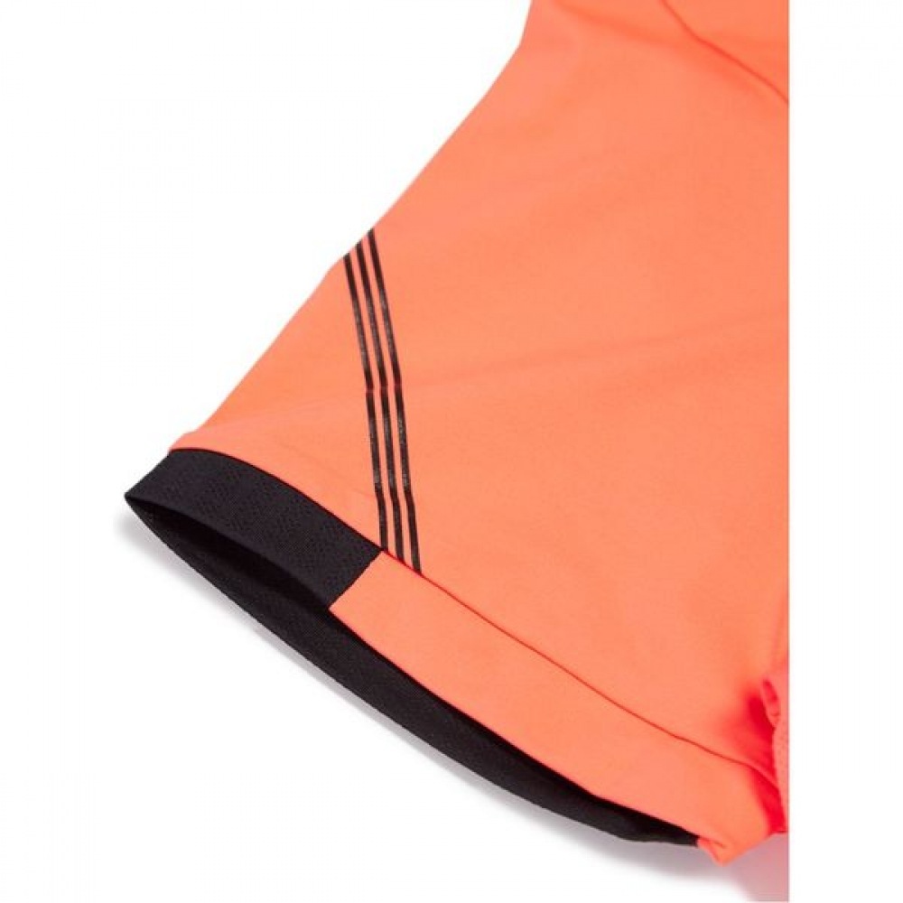 [アイダー] レディースフレアショートスリーブジップアップ Tシャツ_DWM22211RY