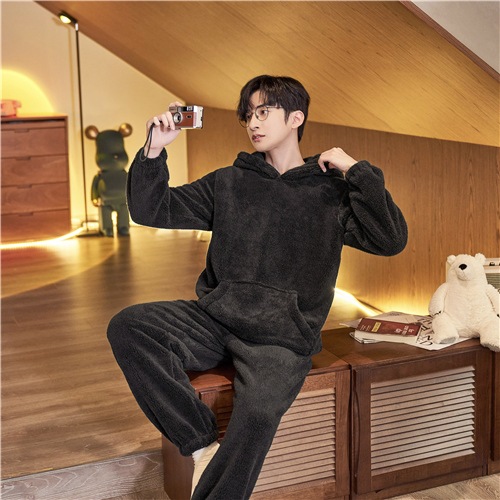 下着 もこもこ パジャマ メンズ 上下 セットアップ 暖かい ルーム ウェア メンズ 寝巻きメンズ