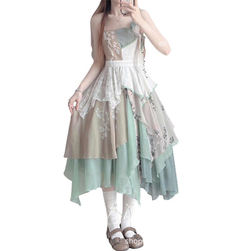 郁柳のプリンセススカートのワンピース ロリータワンピース