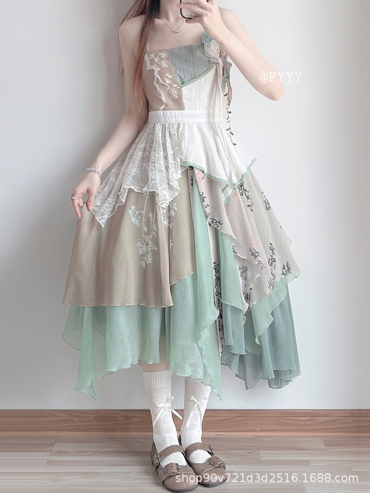 郁柳のプリンセススカートのワンピース ロリータワンピース