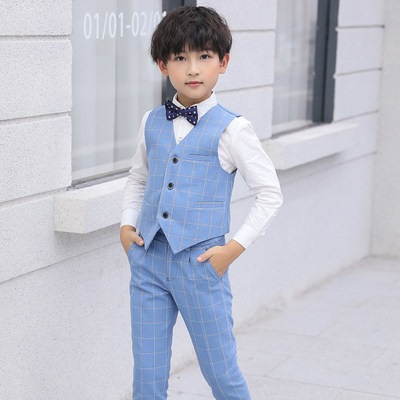 男の子 礼服 ベスト スーツ 小さい花 子供 子供 スーツ ピアノ ショー 演出服 イギリス 洋服