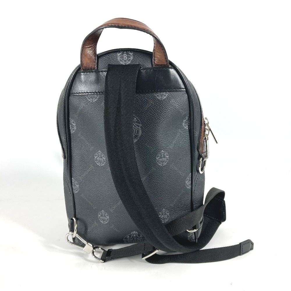 Berluti ベルルッティ ボディバッグ ロゴ カバン クロス ショルダーバッグ PVC/レザー ブラック系 Berluti ベルルッティ ボディバッグ ロゴ カバン クロス ショルダーバッグ PVC/レザー ブラック系