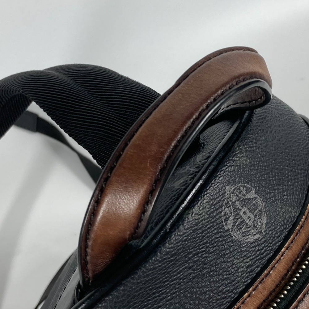 Berluti ベルルッティ ボディバッグ ロゴ カバン クロス ショルダーバッグ PVC/レザー ブラック系 Berluti ベルルッティ ボディバッグ ロゴ カバン クロス ショルダーバッグ PVC/レザー ブラック系