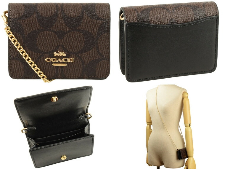 コーチ COACH カードケース ミニウォレット シグネチャー チェーン アウトレット 6650imaa8 mdprevattcaulkingandwaterproofing.com