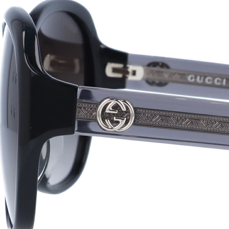2022年秋冬新作 グッチ サングラス アジアンフィット GUCCI GG0080SK 002 61サイズ バタフライ サングラス 