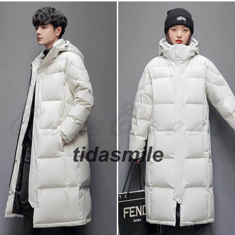 Hot!!!新品 大人気 中綿コート ダウンコート メンズ ロング丈 無地 長袖 フード付き 男女兼用 防寒 秋冬 アウター ビジネス オフィス アウトドア 暖かい 通勤