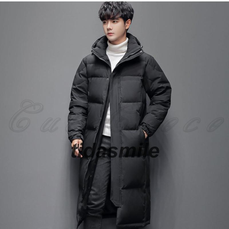 Hot!!!新品 大人気 中綿コート ダウンコート メンズ ロング丈 無地 長袖 フード付き 男女兼用 防寒 秋冬 アウター ビジネス オフィス アウトドア 暖かい 通勤