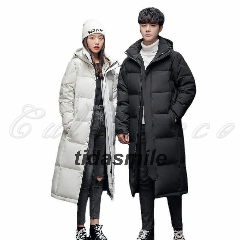 Hot!!!新品 大人気 中綿コート ダウンコート メンズ ロング丈 無地 長袖 フード付き 男女兼用 防寒 秋冬 アウター ビジネス オフィス アウトドア 暖かい 通勤