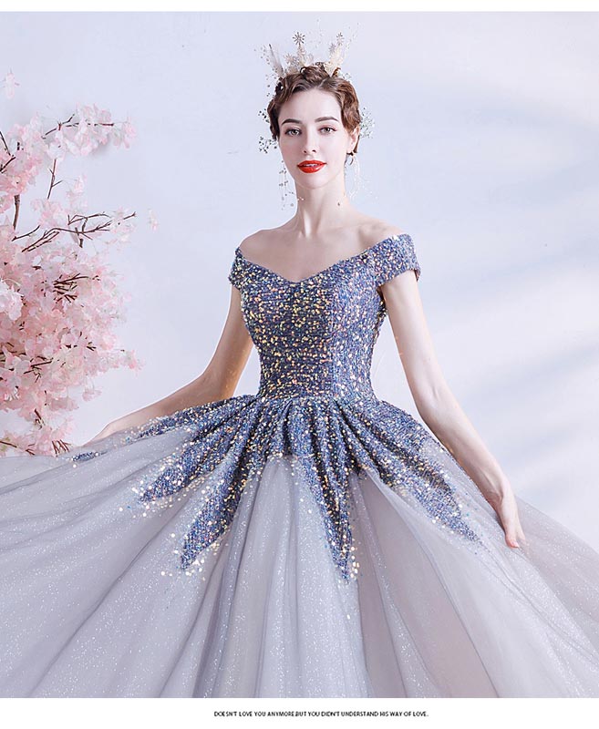 シンプルデザイン ロングドレス カラードレス ブルー オフショルダー Aライン 発表会 プリンセスライン オフショルダー カラードレス ロングドレス 演奏会用ドレス 刺繍 ウェディングドレス 披露宴 シンプルデザイン ロングドレス カラードレス ブルー オフショルダー Aライン 発表会 プリンセスライン オフショルダー カラードレス ロングドレス 演奏会用ドレス 刺繍 ウェディングドレス 披露宴