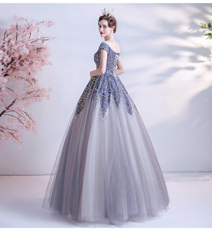 シンプルデザイン ロングドレス カラードレス ブルー オフショルダー Aライン 発表会 プリンセスライン オフショルダー カラードレス ロングドレス 演奏会用ドレス 刺繍 ウェディングドレス 披露宴 シンプルデザイン ロングドレス カラードレス ブルー オフショルダー Aライン 発表会 プリンセスライン オフショルダー カラードレス ロングドレス 演奏会用ドレス 刺繍 ウェディングドレス 披露宴