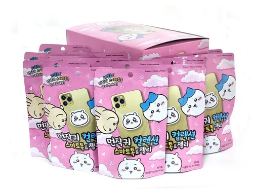 15個入 1BOX ちいかわ スマホ グリップ 韓国コンビニ CU 韓国限定 ちいかわ ハチワレ スマホグリップ スマホ アクリル