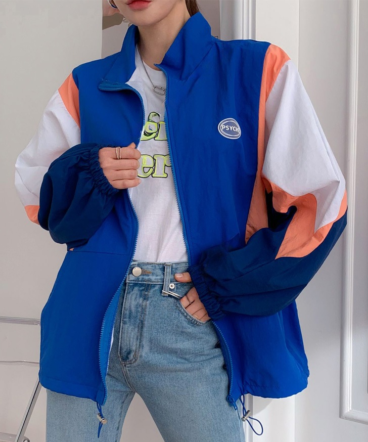 ナイロンタッチマルチカラーワイドジャケット レディース アウター ブルゾン 春 秋 シャカシャカ 撥水 薄手 上着 ビッグシルエット 韓国ファッション ストリート ダンス カジュアル 配色 体型カバー ナイロンタッチマルチカラーワイドジャケット レディース アウター ブルゾン 春 秋 シャカシャカ 撥水 薄手 上着 ビッグシルエット 韓国ファッション ストリート ダンス カジュアル 配色 体型カバー