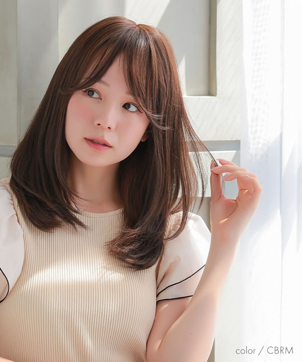 アクアドール 総手植え人毛MIXヘアピース シルクスキン フェミニンロング [ahp302] (送料無料) AQUADOLL ウィッグ 部分ウィッグ 人毛 人工毛 MIX 白髪隠し 薄毛隠し つむじ