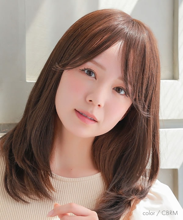 アクアドール 総手植え人毛MIXヘアピース シルクスキン フェミニンロング [ahp302] (送料無料) AQUADOLL ウィッグ 部分ウィッグ 人毛 人工毛 MIX 白髪隠し 薄毛隠し つむじ