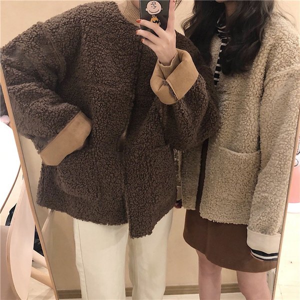 ムートンコート コート レディース ファーコート スエードコート アウター ボアコート もこもこ ボ