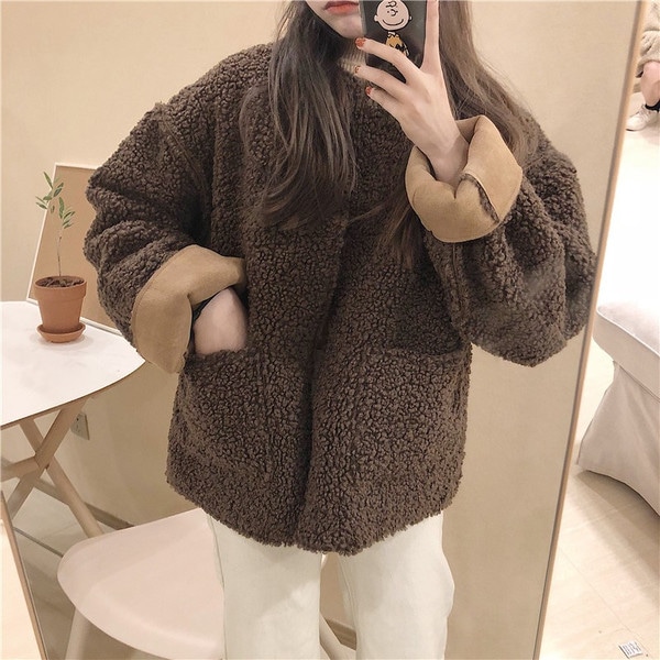 ムートンコート コート レディース ファーコート スエードコート アウター ボアコート もこもこ ボ