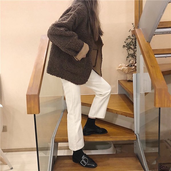 ムートンコート コート レディース ファーコート スエードコート アウター ボアコート もこもこ ボ