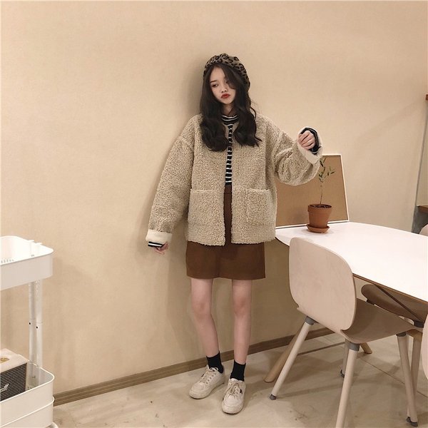 ムートンコート コート レディース ファーコート スエードコート アウター ボアコート もこもこ ボ