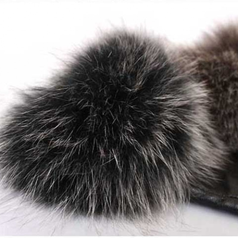 (ニナスパリ) フォックスファーソフトシープスキングローブ (6SH426)