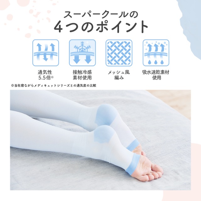 【Qoo10限定】夏限定 メディキュット クール骨盤スパッツ＋クールフルレッグ ２種セット