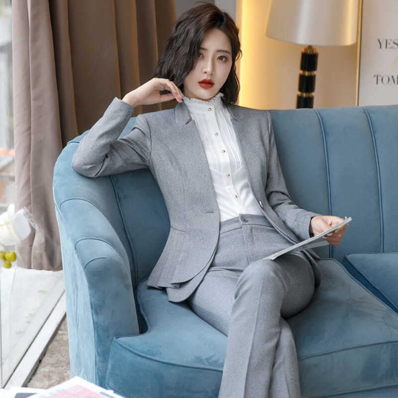 スーツセット レディース パンツセット スカートセット 3点セット20代30代40代 事務服 フォーマル面接 制服OL 細身ビジネス 通勤-346