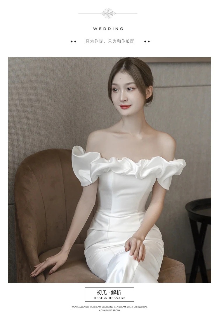 ウェディングドレス 白 結婚式 花嫁 サイズオーダーメイド可能 成人式 お呼ばれ ウェディング 演奏会 二次会 パーティードレス 前撮り ワンピース ロングドレス 73 ウェディングドレス 白 結婚式 花嫁 サイズオーダーメイド可能 成人式 お呼ばれ ウェディング 演奏会 二次会 パーティードレス 前撮り ワンピース ロングドレス 73