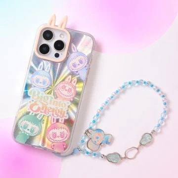 ストラップ LABUBU ラブブ LABUBU PINFORLOVE イニシャルストラップ 