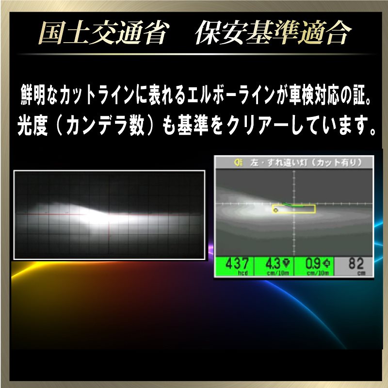LeFH-e(リーフイー) コルハート 自動車用ヘッドライトLED H11 6000K 3000lm 12V/24V兼用 保安基準対応品 3年保証付