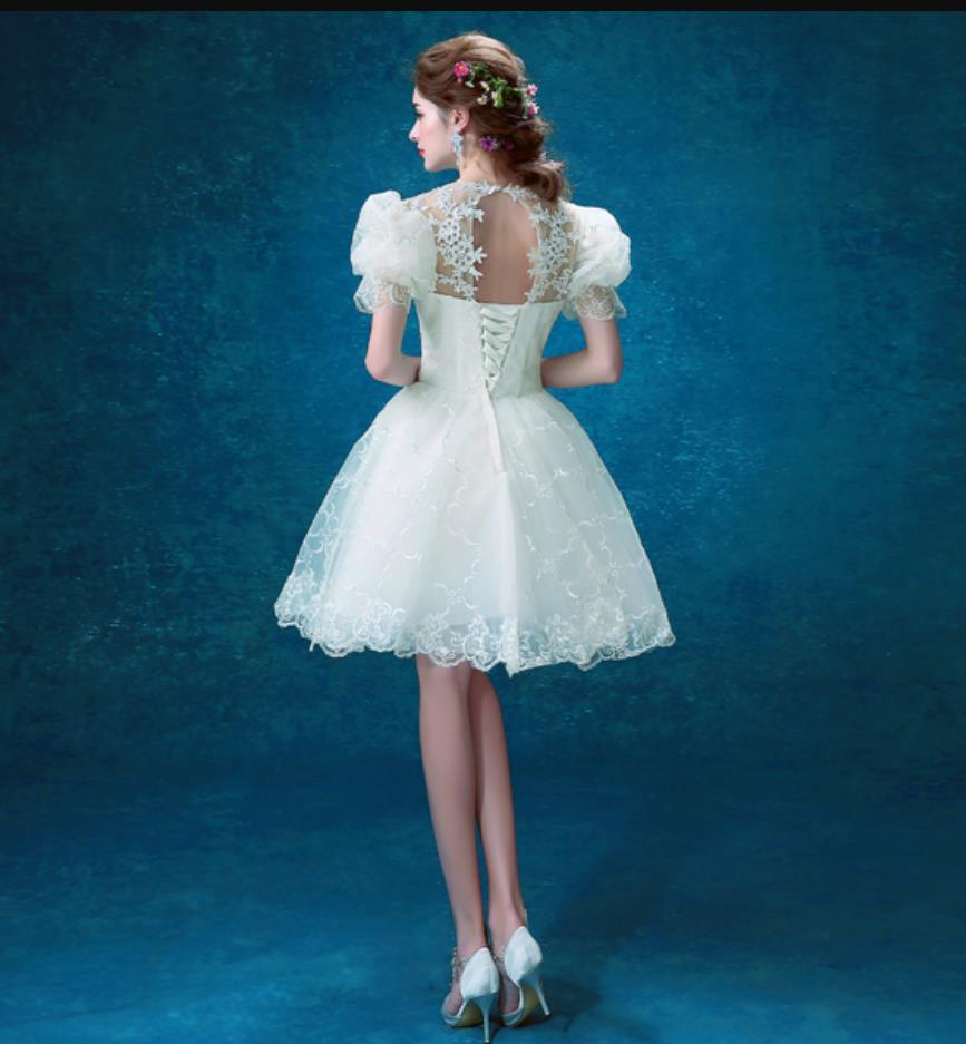 【2枚購入で100円OFF】XS-3XL レディース　ウェディングドレス　カラードレス 結婚式　花嫁 披露宴　刺繍 二次会 パーティードレス 演奏会 お嫁さん 発表会 白　足長効果