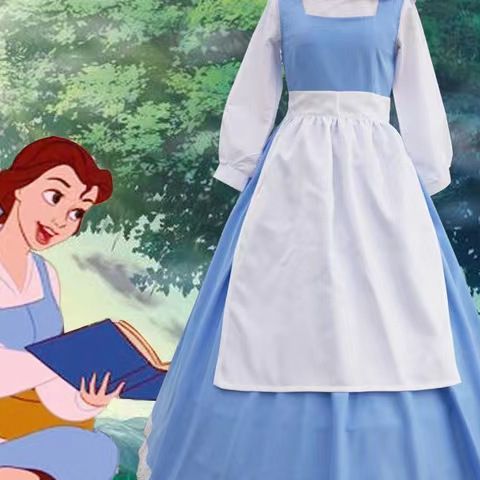 美女と野獣ゲーム服ベル姫服テーマパーティーベルメイド服コスプレ衣装 美女と野獣ゲーム服ベル姫服テーマパーティーベルメイド服コスプレ衣装