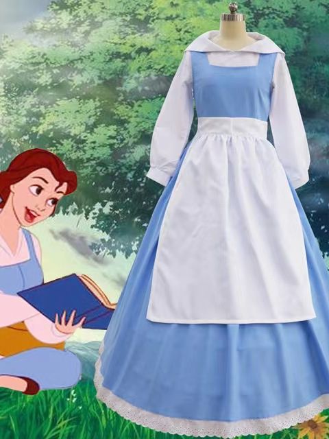 美女と野獣ゲーム服ベル姫服テーマパーティーベルメイド服コスプレ衣装 美女と野獣ゲーム服ベル姫服テーマパーティーベルメイド服コスプレ衣装