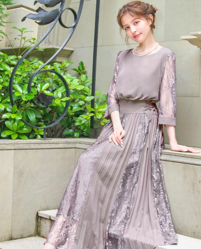 超人気,高評価!!上品 6color プリーツ ファッション パーティドレス レディース ミモレ丈 パーティードレス 総レースドレス ワンピ膝下 夏 5分袖 レディース フォーマル 結婚式ワンピース 超人気,高評価!!上品 6color プリーツ ファッション パーティドレス レディース ミモレ丈 パーティードレス 総レースドレス ワンピ膝下 夏 5分袖 レディース フォーマル 結婚式ワンピース