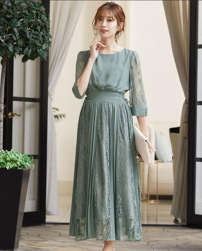 超人気,高評価!!上品 6color プリーツ ファッション パーティドレス レディース ミモレ丈 パーティードレス 総レースドレス ワンピ膝下 夏 5分袖 レディース フォーマル 結婚式ワンピース 超人気,高評価!!上品 6color プリーツ ファッション パーティドレス レディース ミモレ丈 パーティードレス 総レースドレス ワンピ膝下 夏 5分袖 レディース フォーマル 結婚式ワンピース