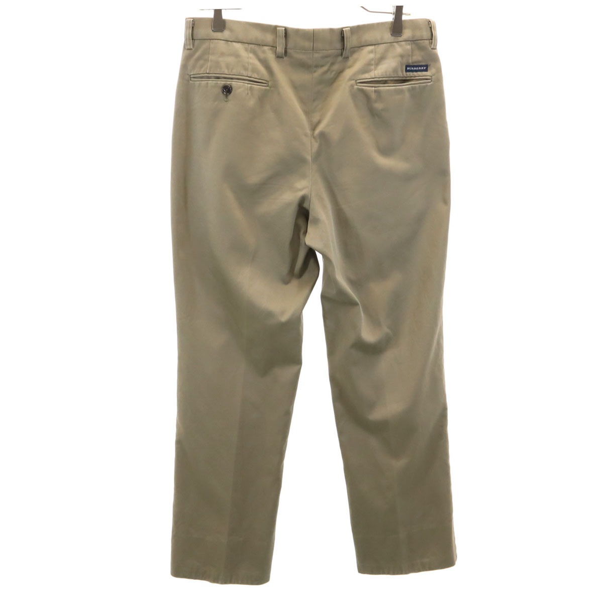 BURBERRY LONDON バーバリーロンドン 日本製 トラウザー パンツ 82 アッシュベージュ 三陽商会 タック メンズ 古着