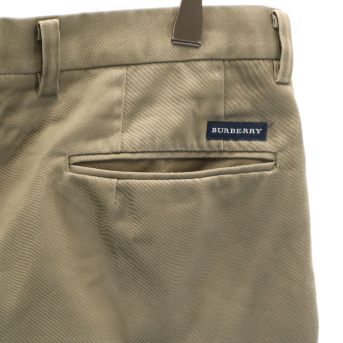 BURBERRY LONDON バーバリーロンドン 日本製 トラウザー パンツ 82 アッシュベージュ 三陽商会 タック メンズ 古着