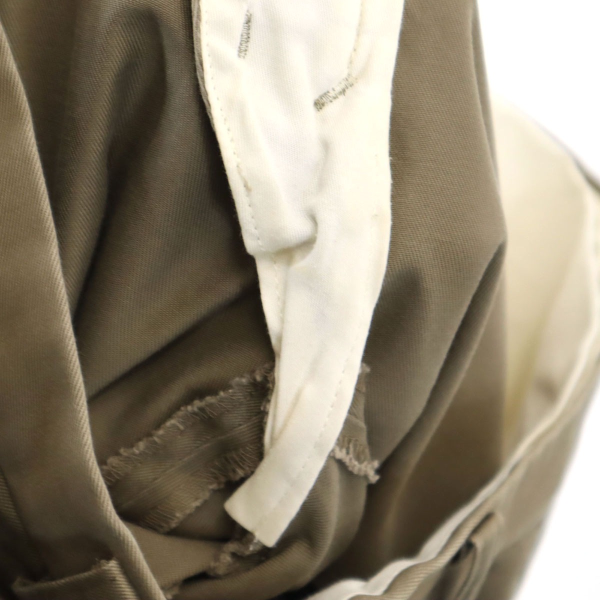 BURBERRY LONDON バーバリーロンドン 日本製 トラウザー パンツ 82 アッシュベージュ 三陽商会 タック メンズ 古着