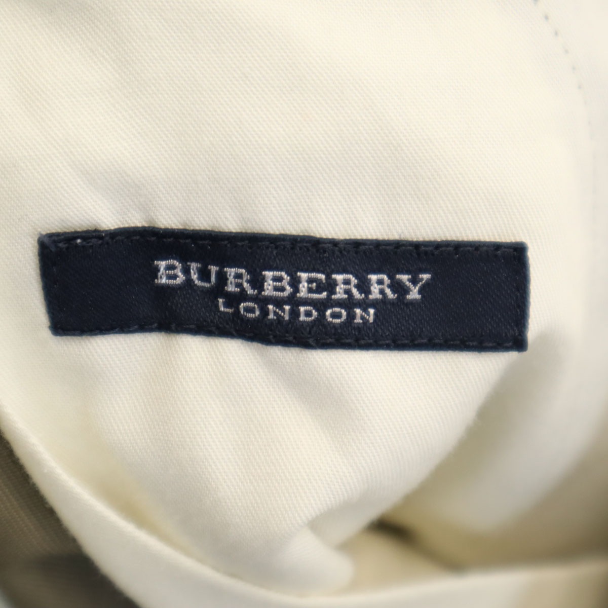 BURBERRY LONDON バーバリーロンドン 日本製 トラウザー パンツ 82 アッシュベージュ 三陽商会 タック メンズ 古着