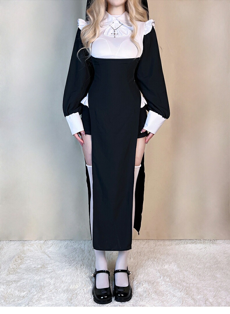 レディース コスプレ ハロウィン 仮装 コスチューム 大人用 牧師 ハロウィン 宣教師 レディース 修道女 女性 お化け 大人 シスター 大きいサイズ ハロウィンコスチューム イベント 修道服 co レディース コスプレ ハロウィン 仮装 コスチューム 大人用 牧師 ハロウィン 宣教師 レディース 修道女 女性 お化け 大人 シスター 大きいサイズ ハロウィンコスチューム イベント 修道服 co