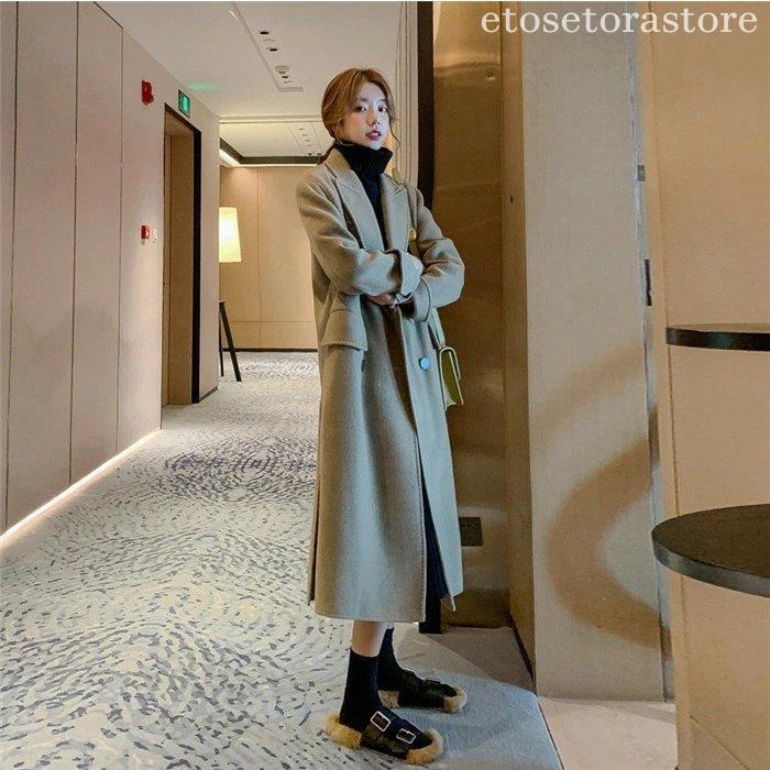 作トレンドチエスターコートレディースロングコートコート羽織カーディガンアウター秋冬コートトレンチコート無地体型カバー暖かいフォーマル通勤上品 作トレンドチエスターコートレディースロングコートコート羽織カーディガンアウター秋冬コートトレンチコート無地体型カバー暖かいフォーマル通勤上品