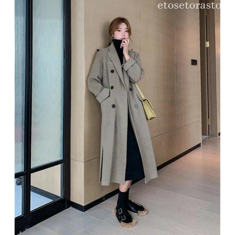 作トレンドチエスターコートレディースロングコートコート羽織カーディガンアウター秋冬コートトレンチコート無地体型カバー暖かいフォーマル通勤上品 作トレンドチエスターコートレディースロングコートコート羽織カーディガンアウター秋冬コートトレンチコート無地体型カバー暖かいフォーマル通勤上品