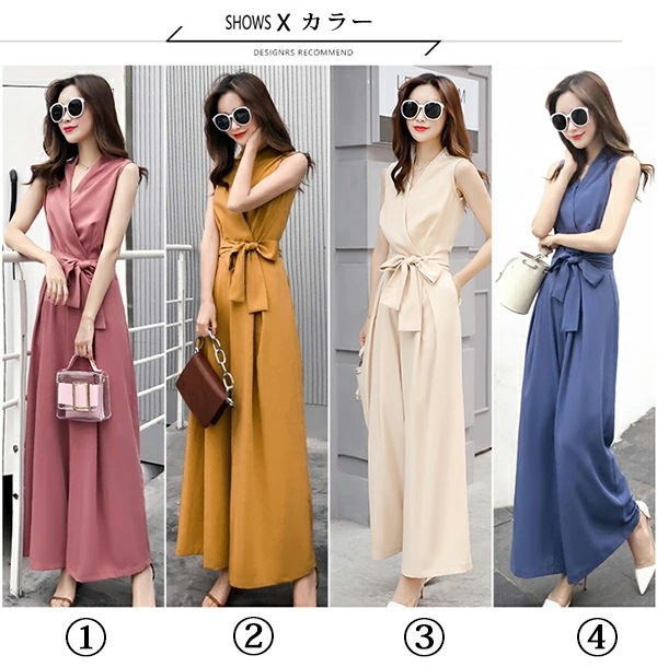 オールインワン レディース ワイドパンツ ノースリーブ パーティードレス カジュアル スカンツ レディース サロンベット エレガント ウエストリボン ガウチョ マキシ パンツ フォーマル マタニティ オールインワン レディース ワイドパンツ ノースリーブ パーティードレス カジュアル スカンツ レディース サロンベット エレガント ウエストリボン ガウチョ マキシ パンツ フォーマル マタニティ