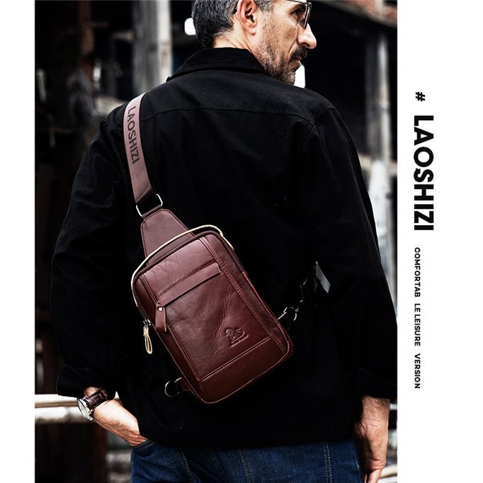 ボディバッグメンズバッグミニショルダー本革レザー斜め掛け軽量提げ小物収納バッグお出 ボディバッグメンズバッグミニショルダー本革レザー斜め掛け軽量提げ小物収納バッグお出